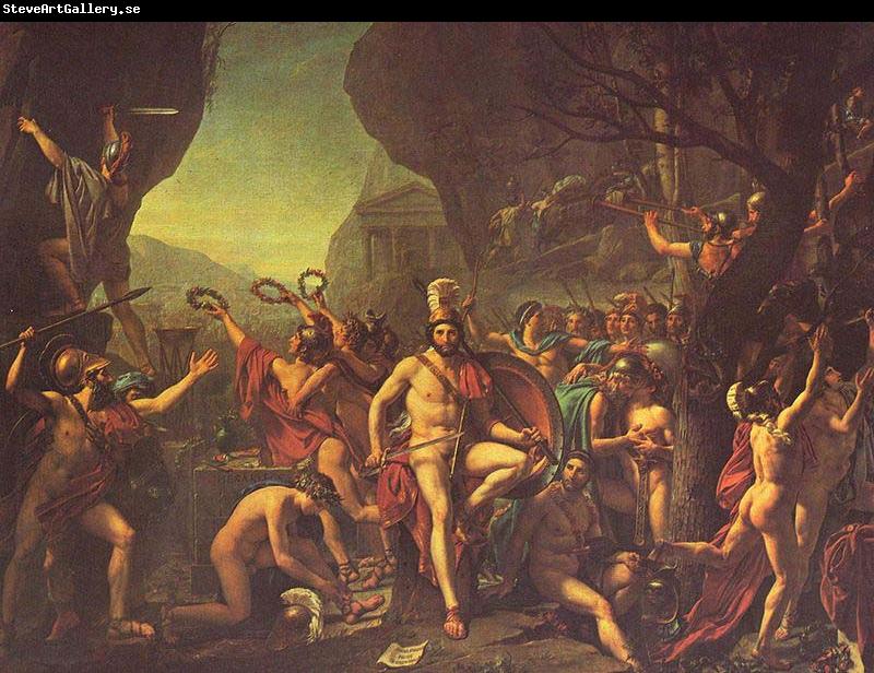 Jacques-Louis David Leonidas at Thermopylae